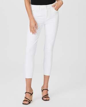 Paige White Hoxton Ankle Skinny Jeans in Crisp White Size 27
